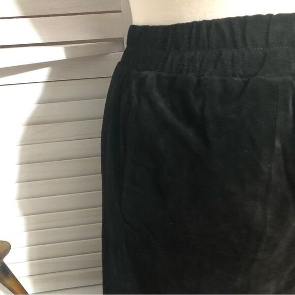 Atlantic Beach Black Suede Leather A Line Skirt 2X - Picture 4 of 8